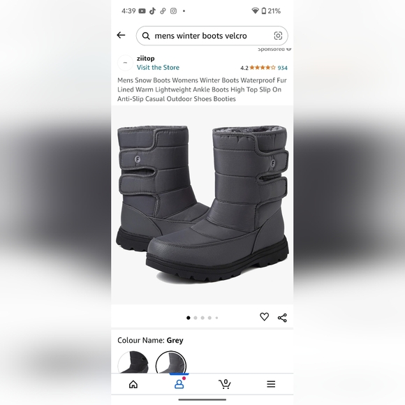 Men's winter boot brand new size 43 or us size 10 - Picture 6 of 10